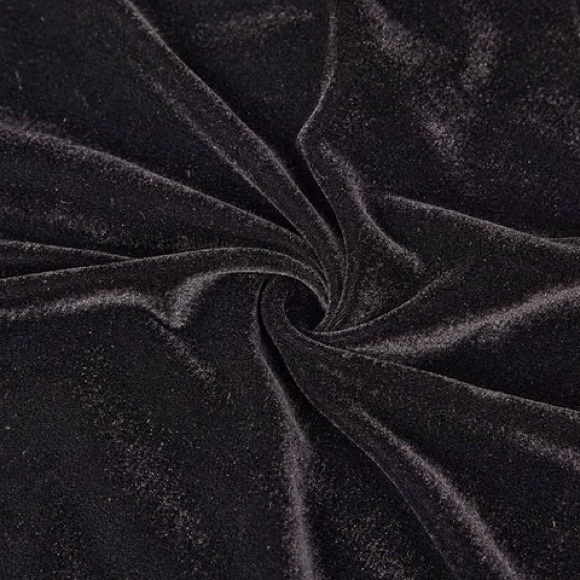 Mew Mews Long Sleeve Velvet Black Gown - Picture 6 of 6